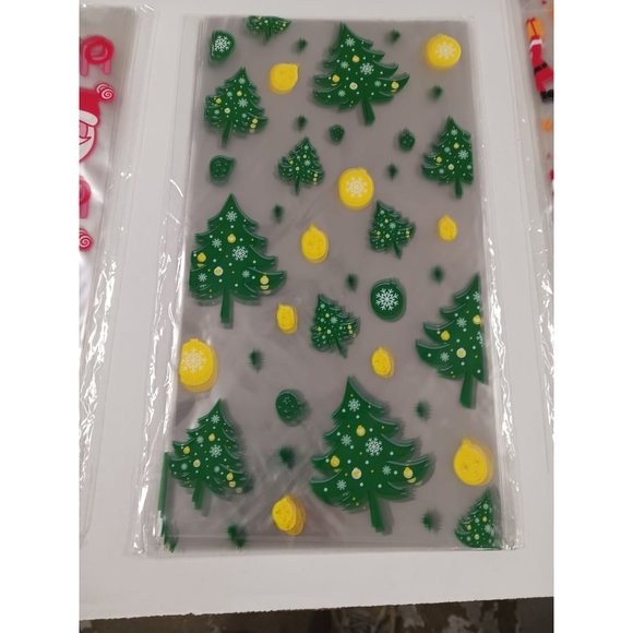 Tomnk 160 Pieces Christmas Cellophane Bags NEW - Picture 7 of 11